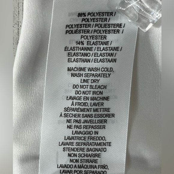 Lysse Cream Floral Print Stretch Leggings with Pockets Ab Control Size Small - Picture 11 of 12